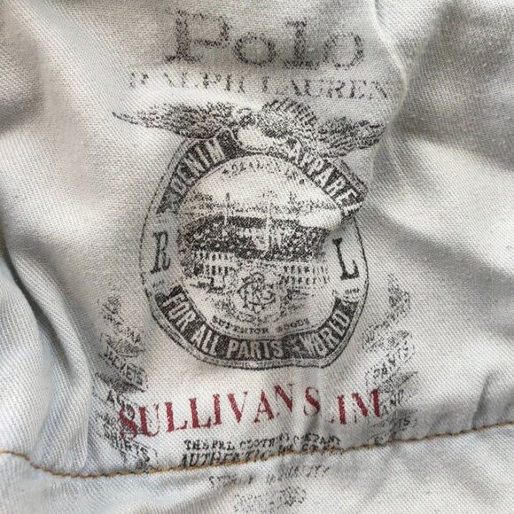 Polo Ralph Lauren Mens Jeans Size 38x32 Straight Classic Blue Denim Y2K - Picture 9 of 16